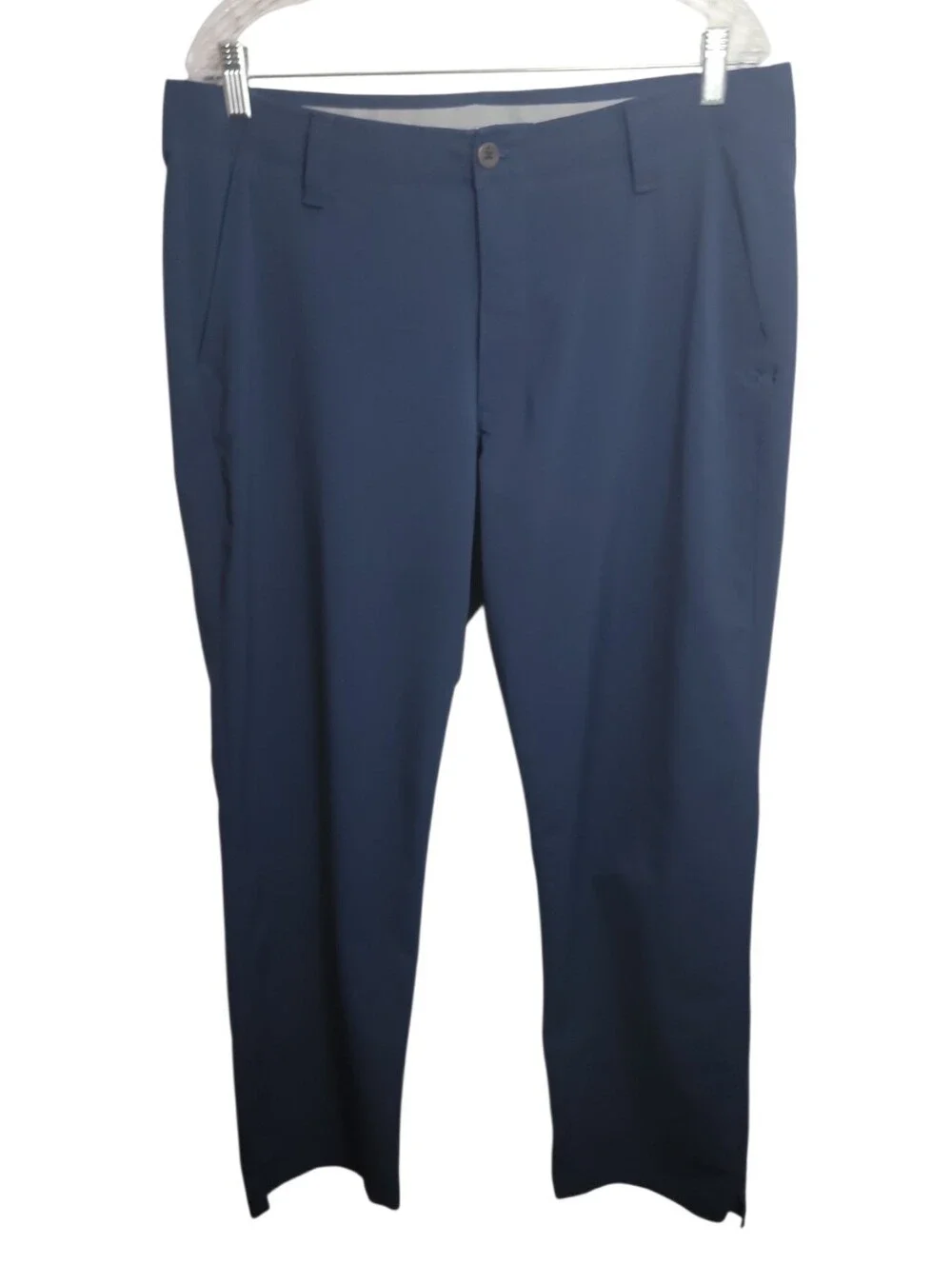 Under Armour men's 38x30 navy blue golf pants stretch performance flat front